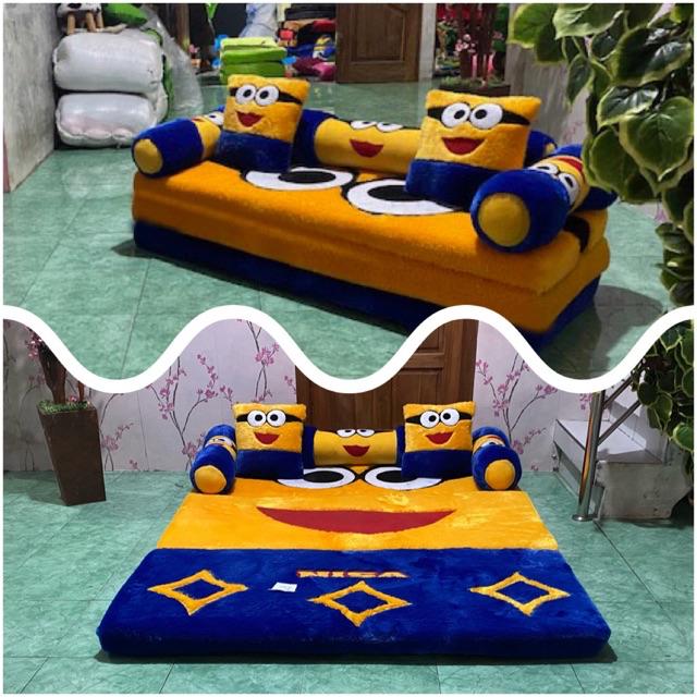 Sofá Cama Dobrável 2 em 1 Divertido Vários Personagens