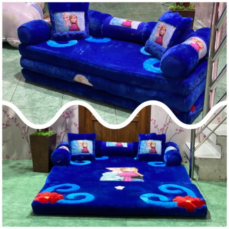 Sofá Cama Dobrável 2 em 1 Divertido Vários Personagens